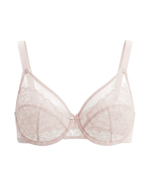 Misty Rose Breast Minimizer Bra - Enchant
